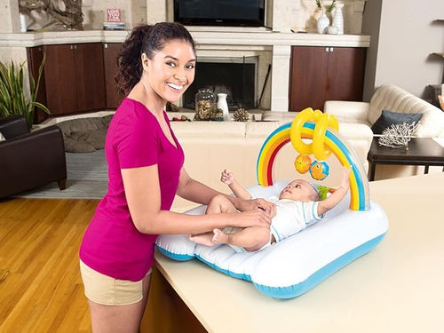 Bestway - Inflatable Baby Play Mat & Lounger with Rainbow Arch - Zambeel