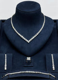 Classic V - Cut Crystal Jewelry Set - Zambeel