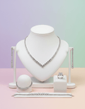 Classic V - Cut Crystal Jewelry Set - Zambeel
