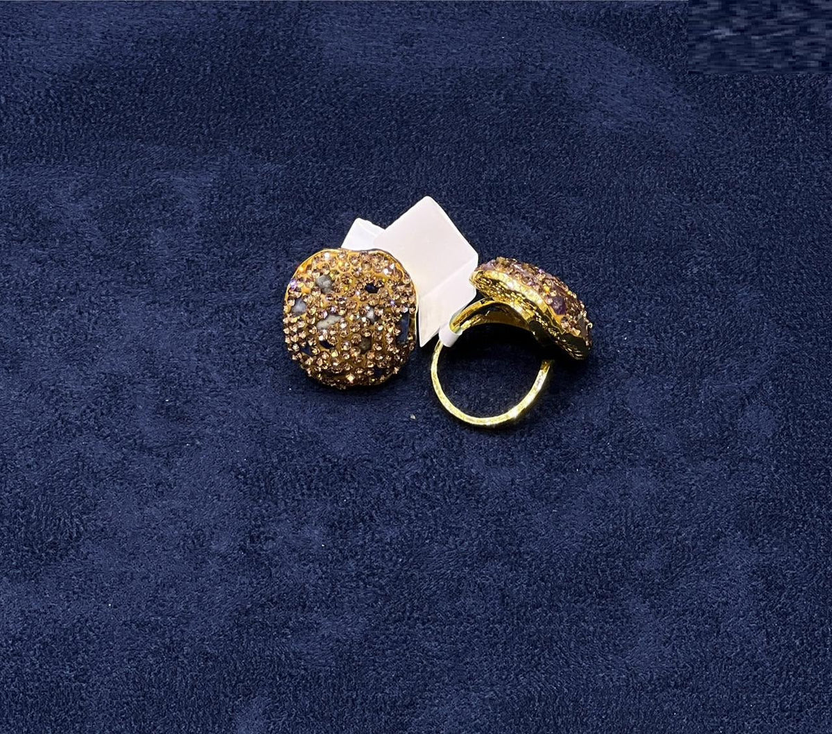 Crystal Dome Statement Ring - Zambeel