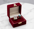 Crystal Embellished Teardrop Statement Ring - Zambeel