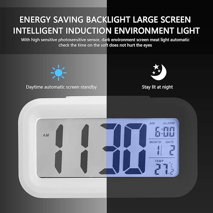 Digital LCD Alarm Clock - Zambeel