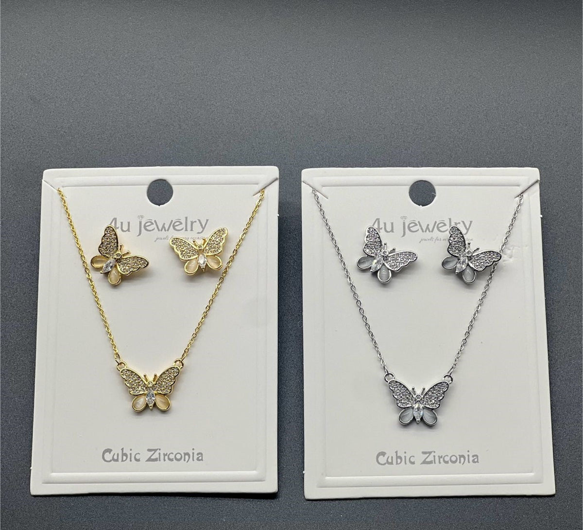 Elegant Butterfly Sparkle Set - Zambeel