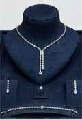 Elegant Teardrop Crystal Jewelry Set - Zambeel