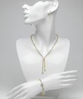 Elegant Teardrop Crystal Jewelry Set - Zambeel