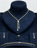 Elegant Teardrop Crystal Jewelry Set - Zambeel