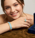 Honeycomb Luxe Crystal Kada Set - Zambeel