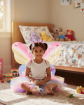Kids Rainbow Fairy Wings Costume - Zambeel