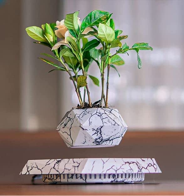 Levitating - Magnetic Floating Marble Pot © - Zambeel