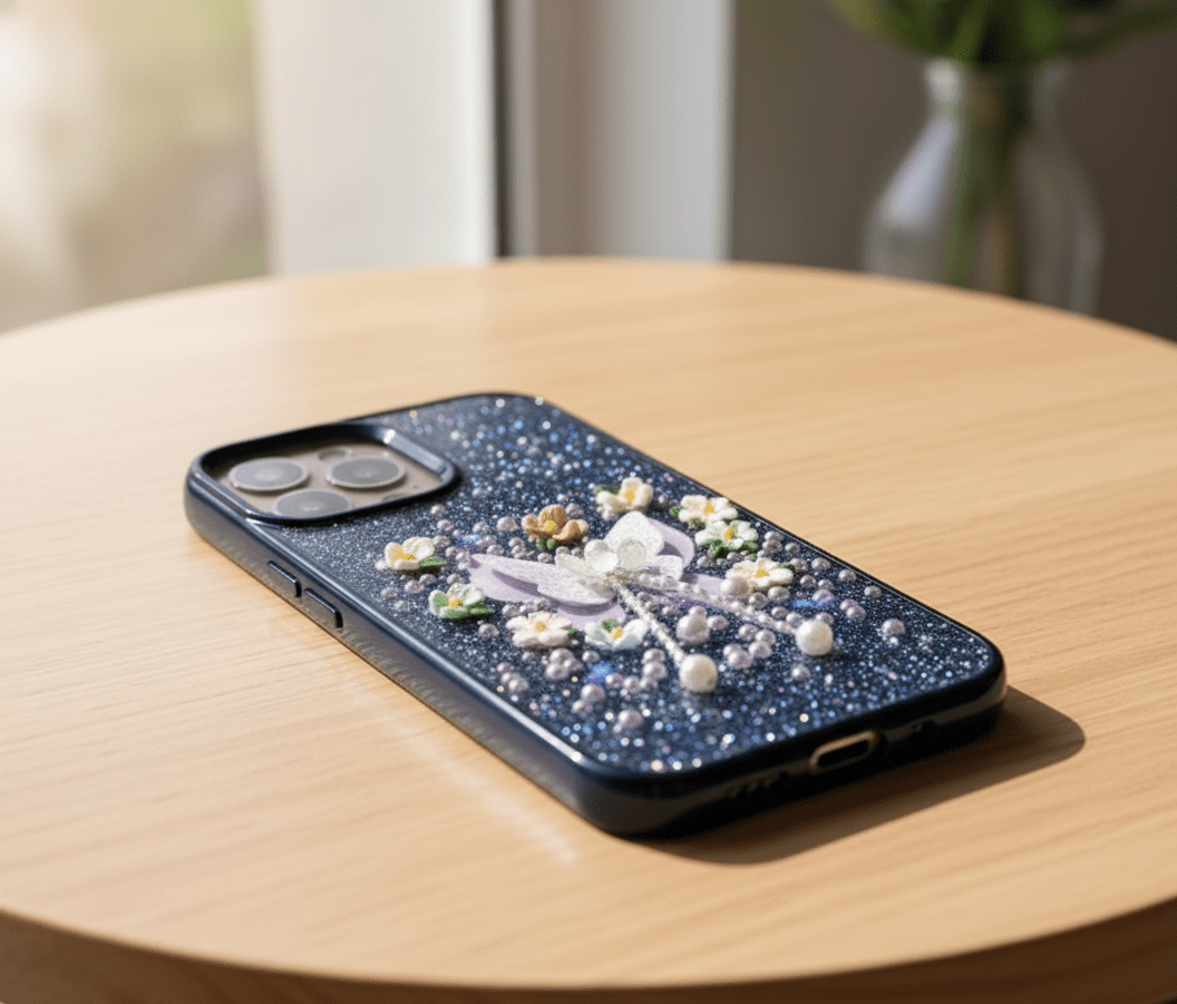 Luxury 3D Glitter Butterfly Phone iPhone Case - Zambeel