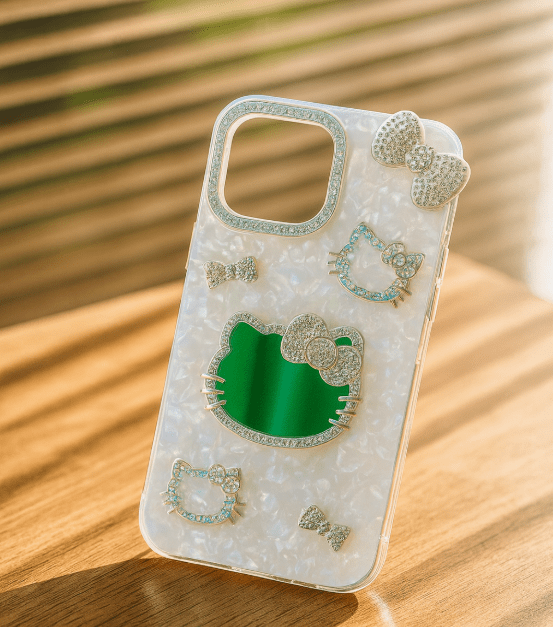 Luxury Bling Kitty Crystal iPhone Case - Zambeel
