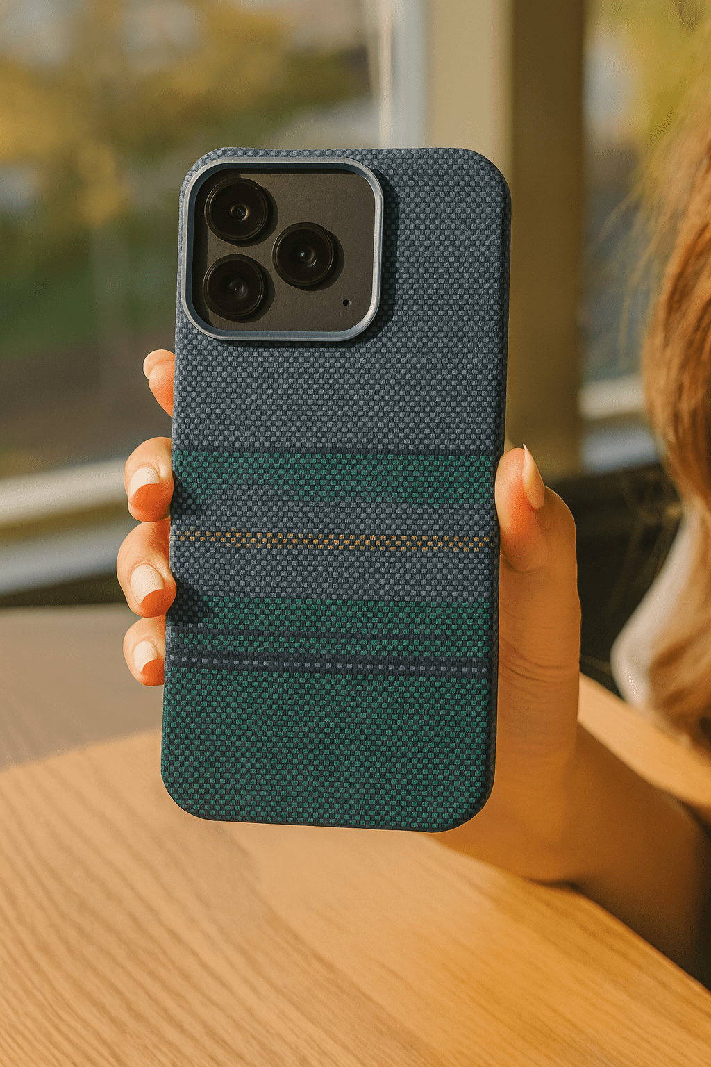 Maxwell iPhone Texture Striped Case - Zambeel
