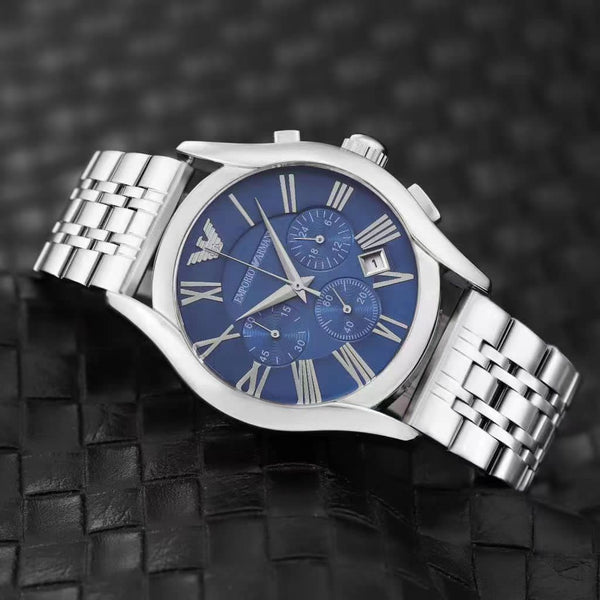 Men’s Chronograph Stainless Steel Watch © - Zambeel