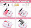 Portable Mini Pocket Printer BT Thermal Printer - Zambeel
