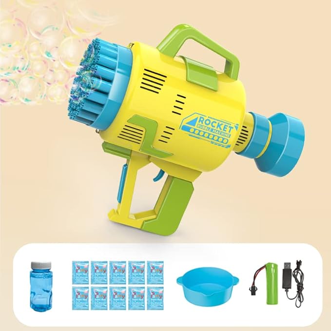Rocket - 48 - Hole Electric Bubble Machine - Zambeel