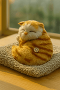Sleeping Cat Plush Toy with Sound - Zambeel