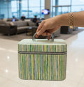 Striped Pattern Makeup Case Ⓢ - Zambeel