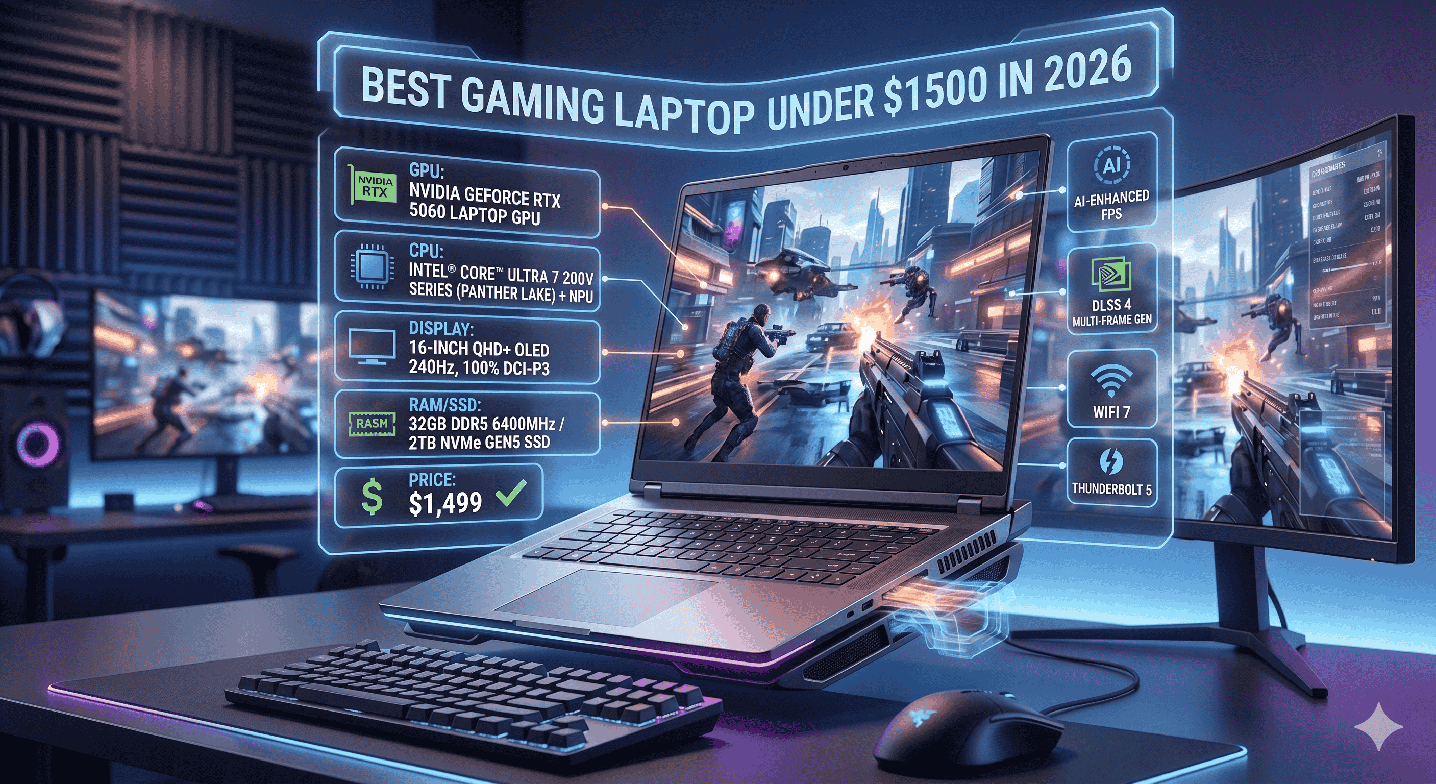 Best Gaming Laptop Under $1500 in 2026 | Top Budget Gaming Laptops