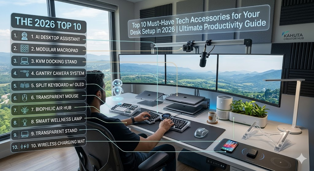 Top 10 Must-Have Tech Accessories for Your Desk Setup in 2026 | Ultimate Productivity Guide