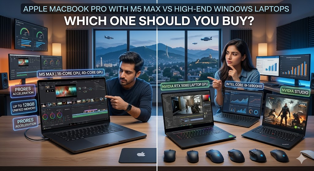 Apple MacBook Pro with M5 Max vs High-End Windows Laptops: Comprehensive Comparison