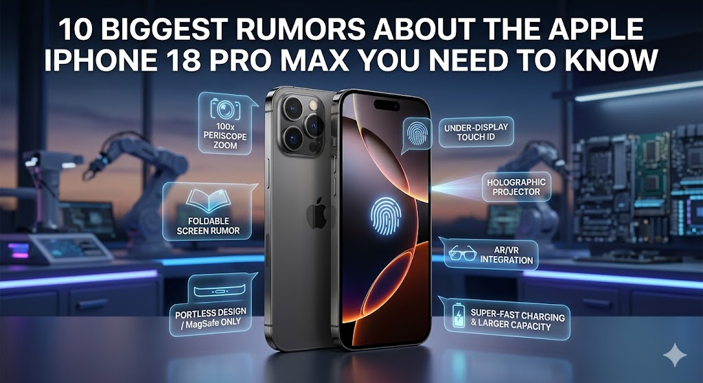 10 Biggest Rumors About the Apple iPhone 18 Pro Max You Need to Know