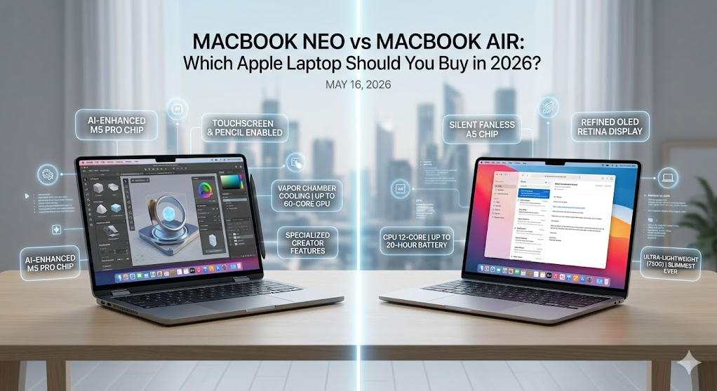 MacBook Neo vs. MacBook Air: Choosing the Right Apple Laptop for 2026