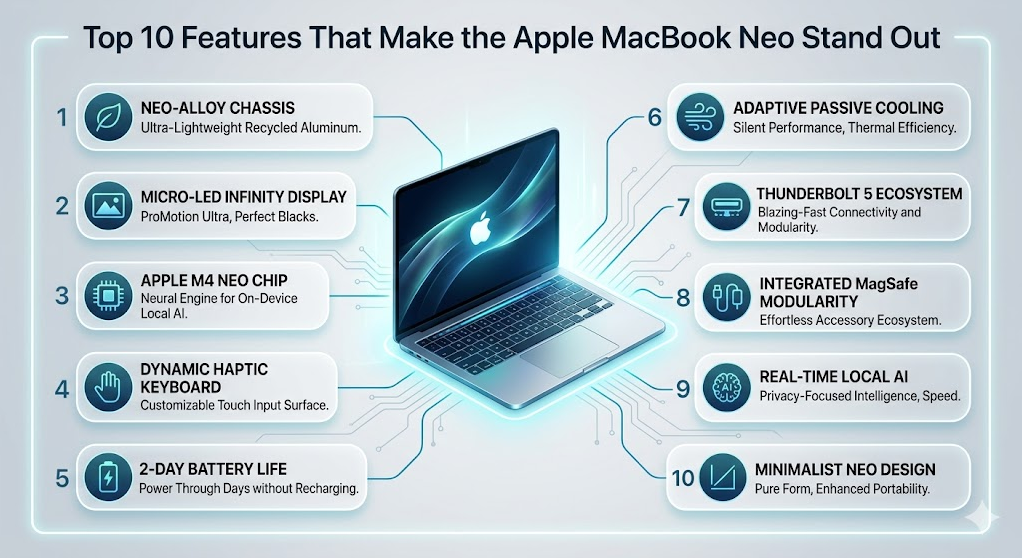 Unveiling the Apple MacBook Neo: Top 10 Features That Set It Apart