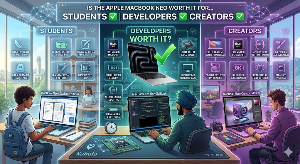 Is the Apple MacBook Neo Worth It for Students, Developers & Creators?