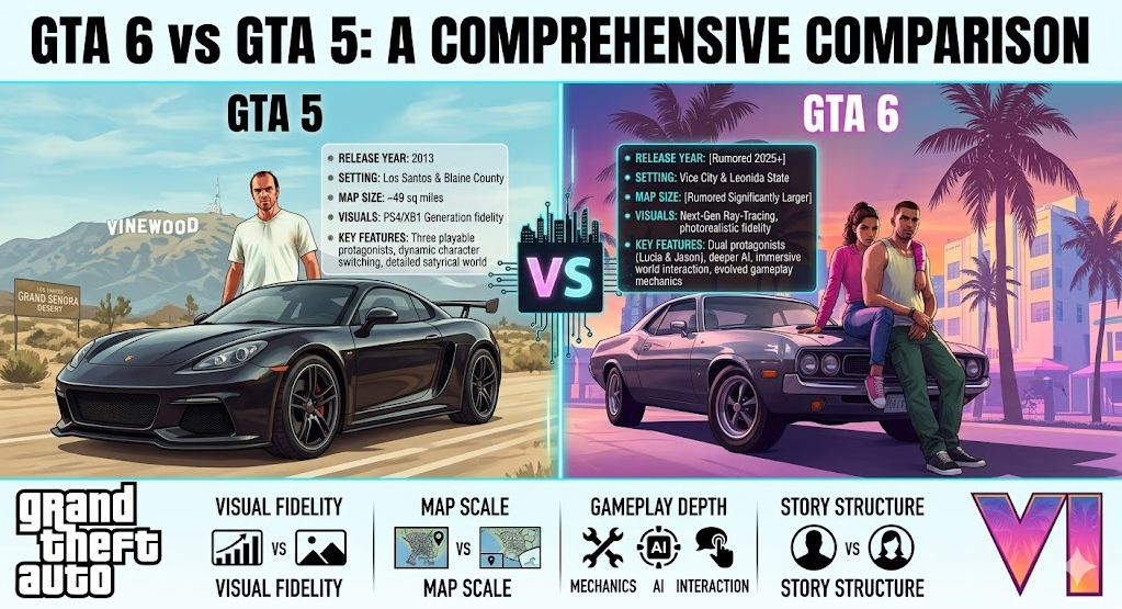 GTA 6 vs GTA 5: A Comprehensive Comparison